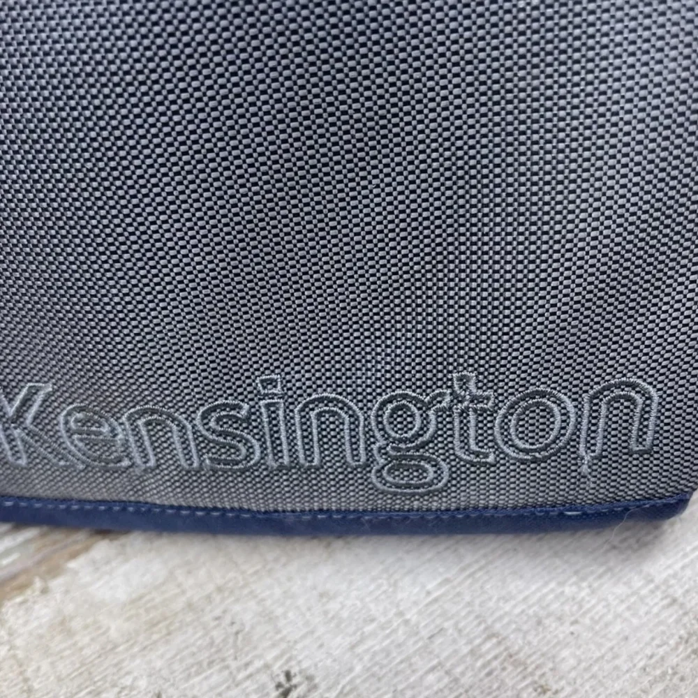 Black and Gray Laptop Bag with Durable Fabric and Shoulder Strap